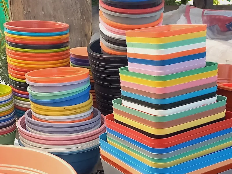 Macetas de colores